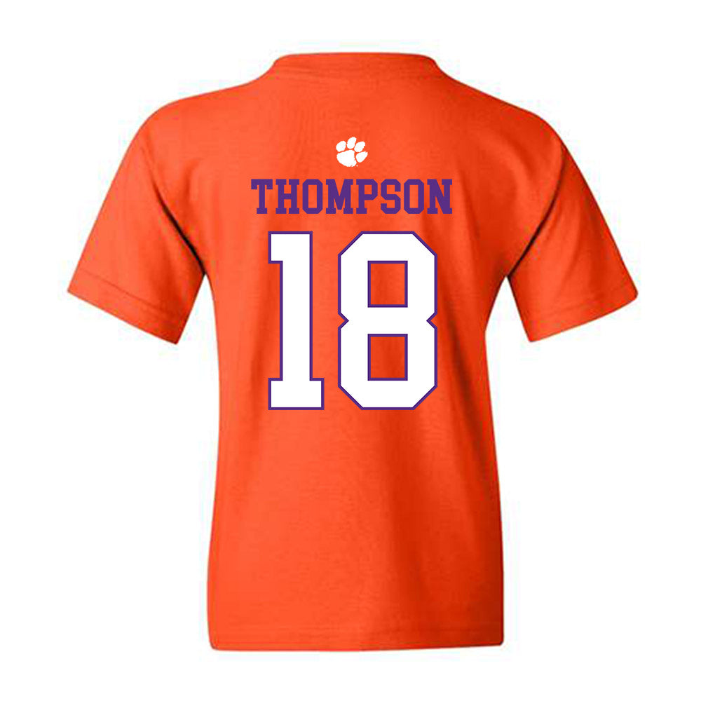 Clemson - NCAA Women's Soccer : Reagan Thompson - Classic Shersey Youth T-Shirt-1