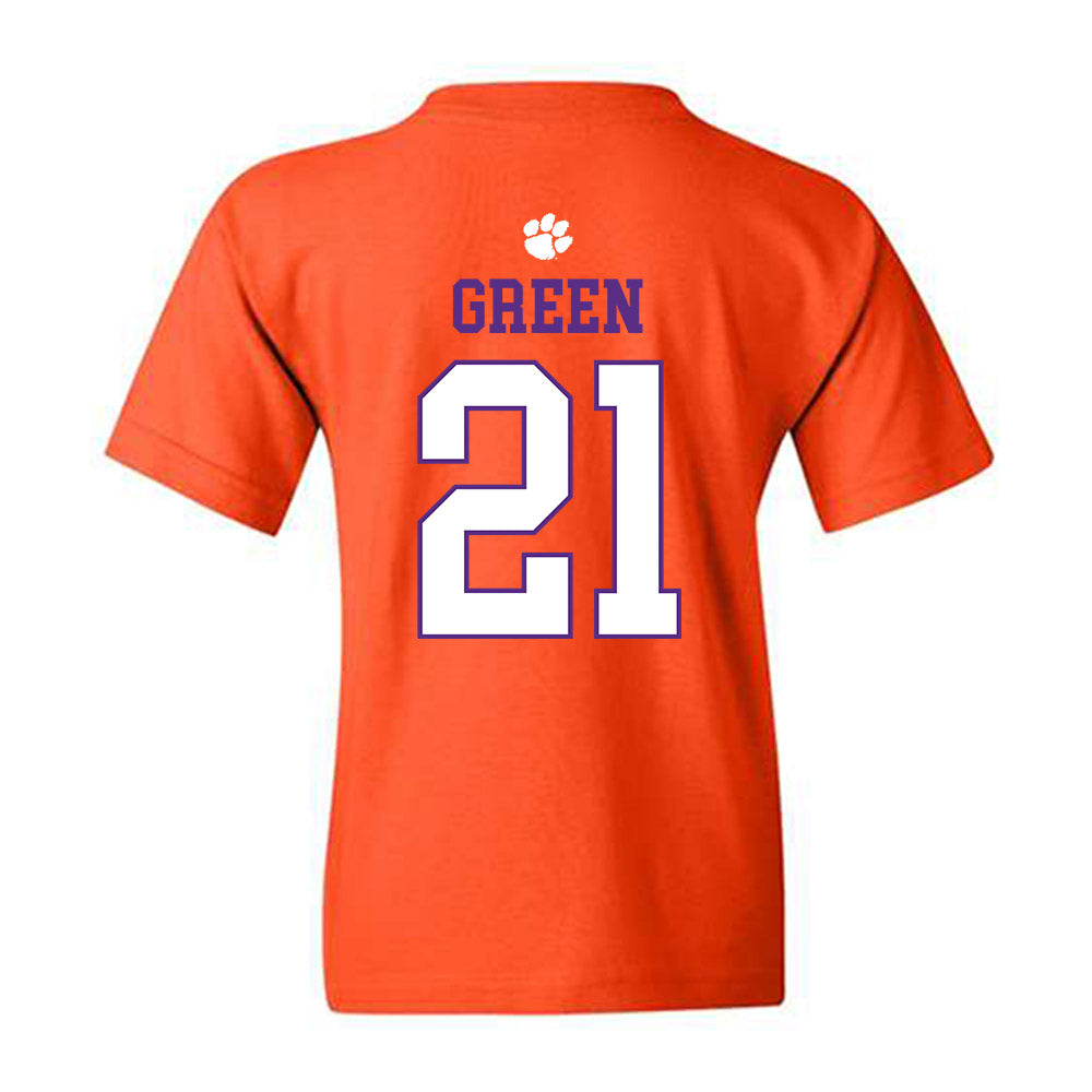 Clemson - NCAA Football : Jarvis Green - Classic Shersey Youth T-Shirt-1