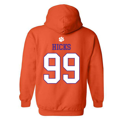 Clemson - NCAA Softball : Corri Hicks - Classic Shersey Hooded Sweatshirt-1