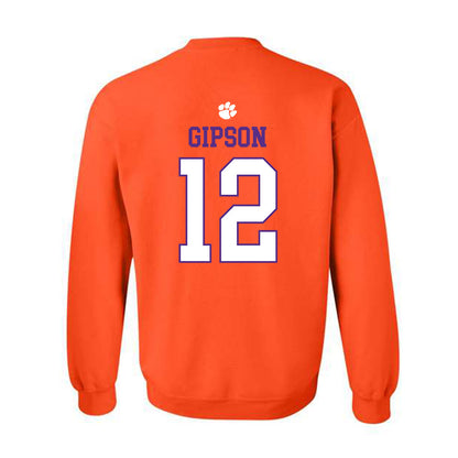 Clemson - NCAA Football : Corian Gipson - Classic Shersey Crewneck Sweatshirt-1