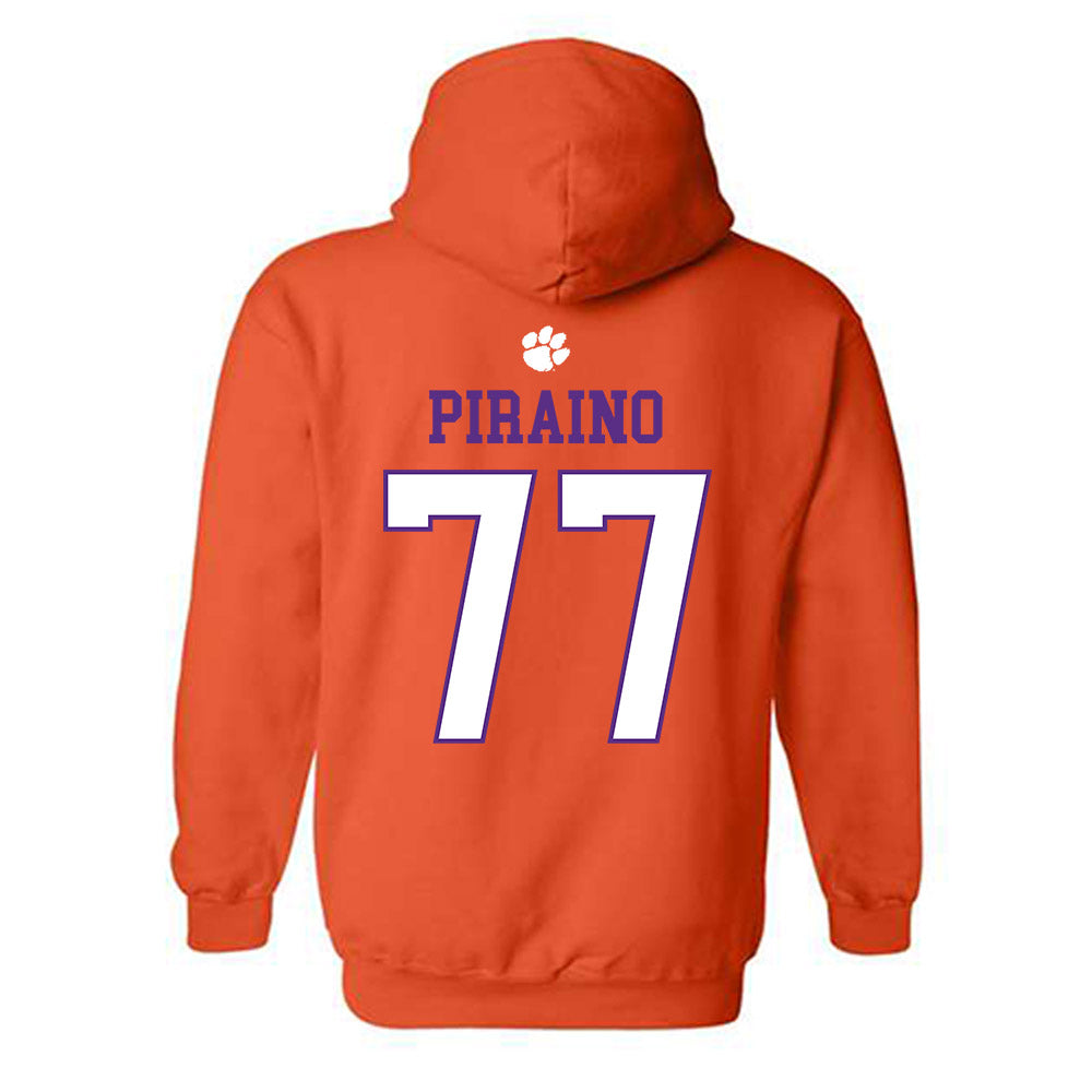Clemson - NCAA Women's Lacrosse : Jayden Piraino - Classic Shersey Hooded Sweatshirt-1