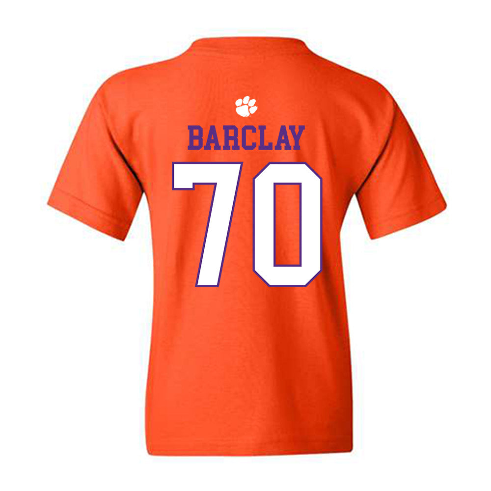 Clemson - NCAA Football : Chancellor Barclay - Classic Shersey Youth T-Shirt-1