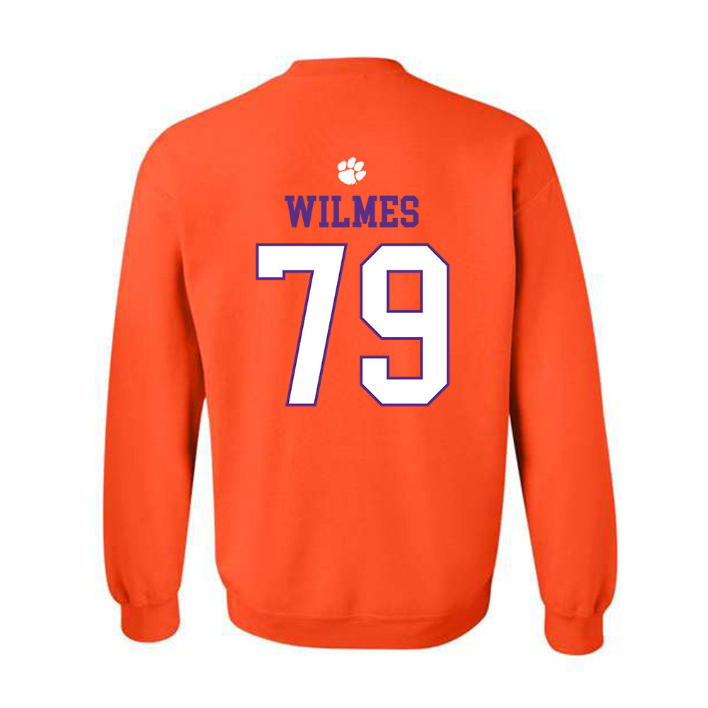 Clemson - NCAA Football : Braden Wilmes - Classic Shersey Crewneck Sweatshirt-1