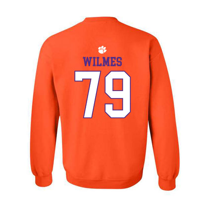Clemson - NCAA Football : Braden Wilmes - Classic Shersey Crewneck Sweatshirt-1
