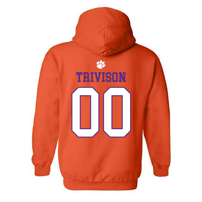 Clemson - NCAA Baseball : Ethan Trivison - Classic Shersey Hooded Sweatshirt-1