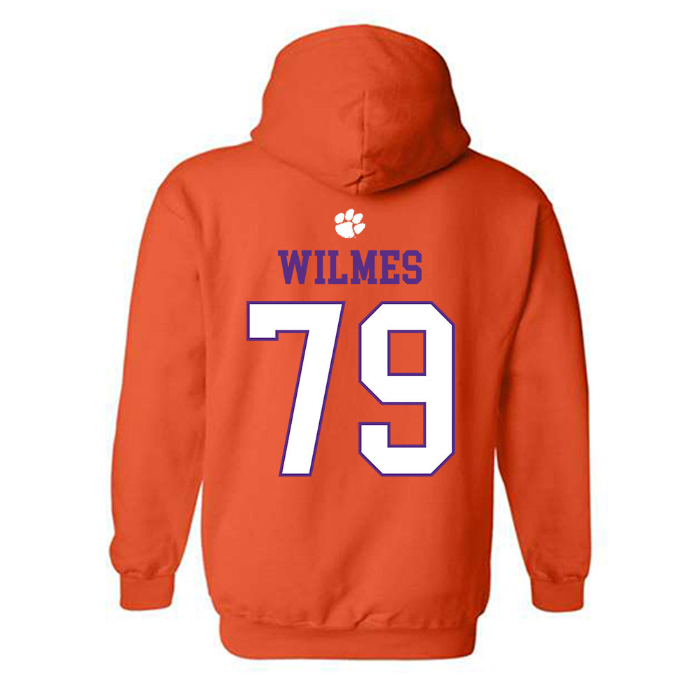 Clemson - NCAA Football : Braden Wilmes - Classic Shersey Hooded Sweatshirt-1