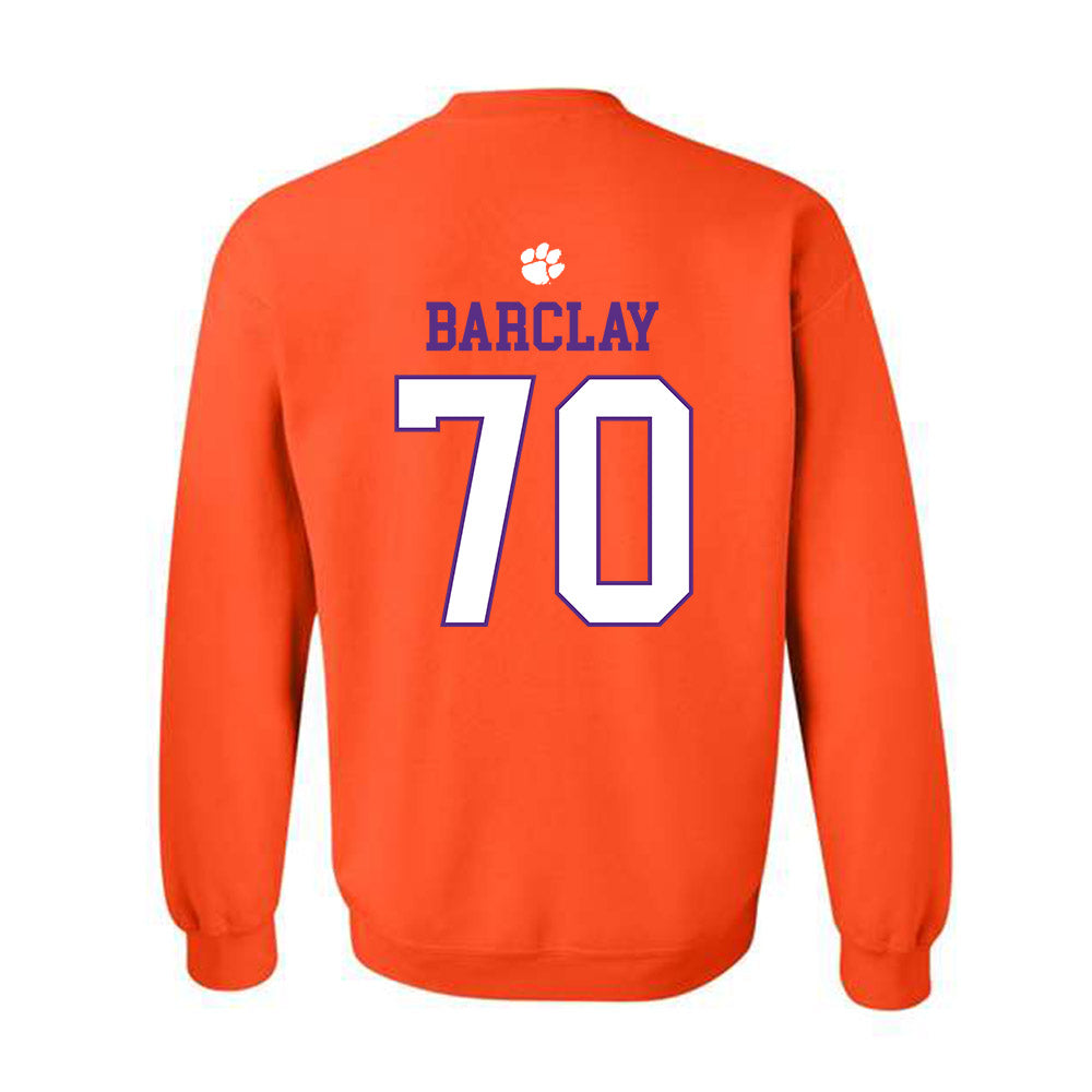 Clemson - NCAA Football : Chancellor Barclay - Classic Shersey Crewneck Sweatshirt-1