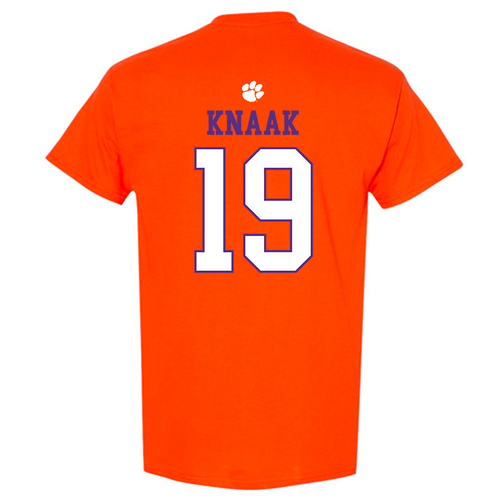 Clemson - NCAA Baseball : Aidan Knaak - Classic Shersey T-Shirt-1