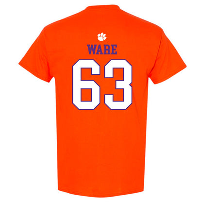 Clemson - NCAA Football : Easton Ware - Classic Shersey T-Shirt-1