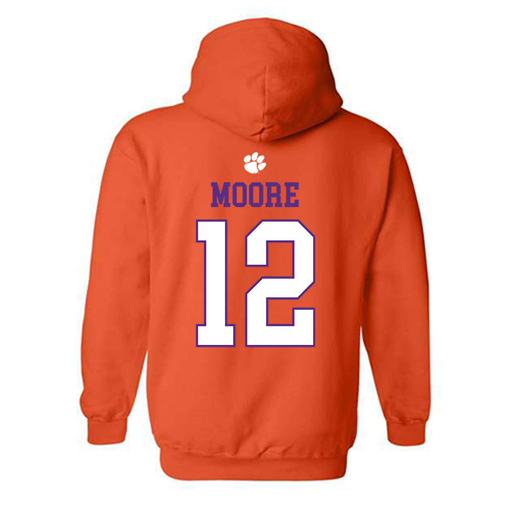 Clemson - NCAA Women's Basketball : Mia Moore - Classic Shersey Hooded Sweatshirt
