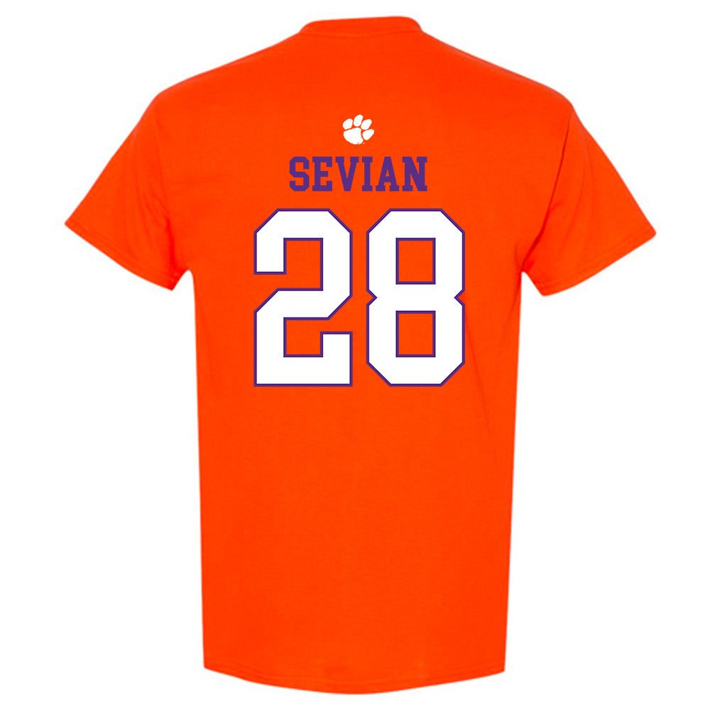 Clemson - NCAA Men's Soccer : Xander Sevian - Classic Shersey T-Shirt-1