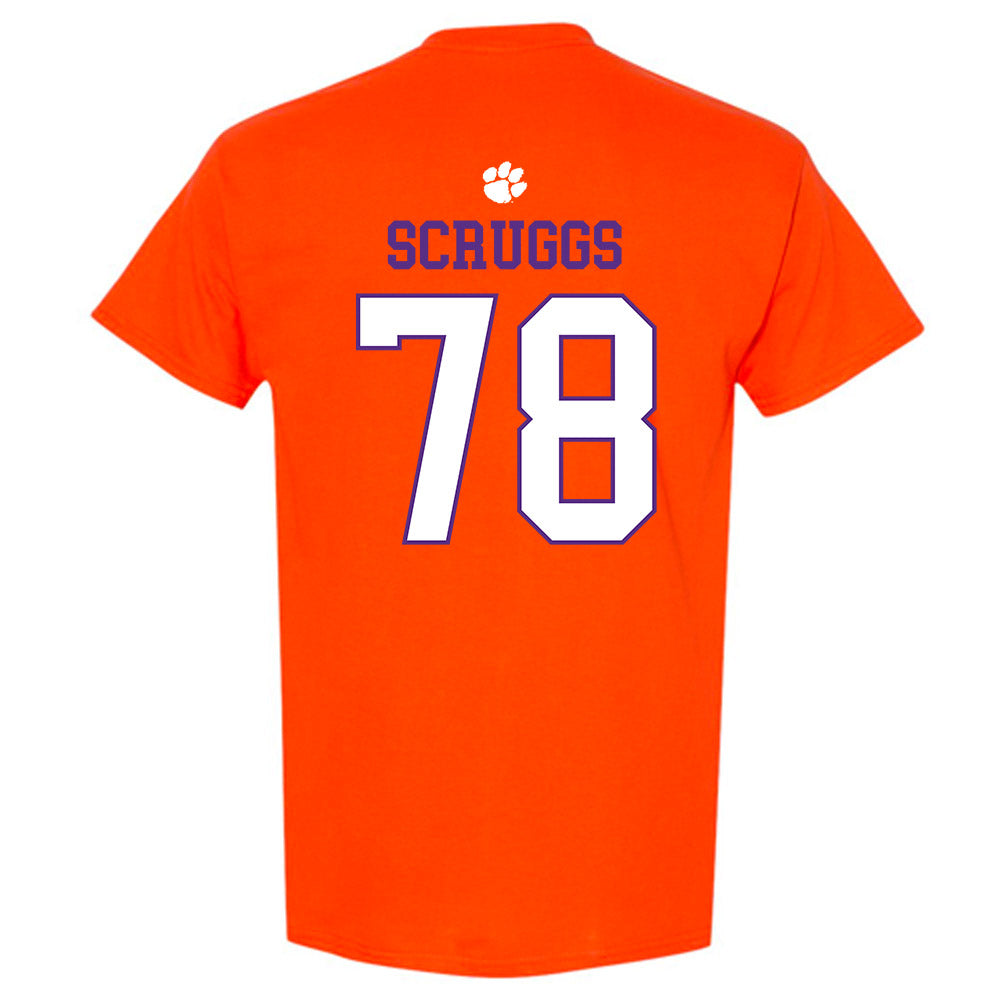 Clemson - NCAA Football : Carter Scruggs - Classic Shersey T-Shirt-1
