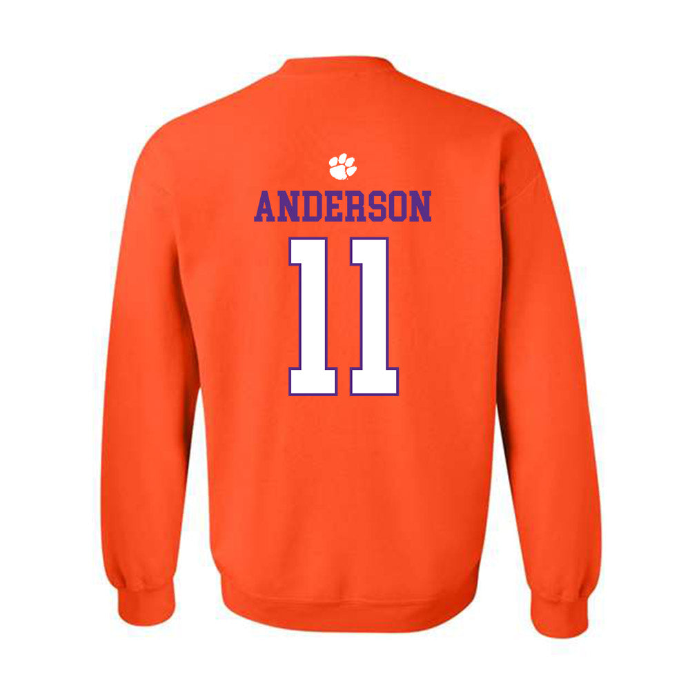 Clemson - NCAA Football : Polo Anderson - Classic Shersey Crewneck Sweatshirt-1