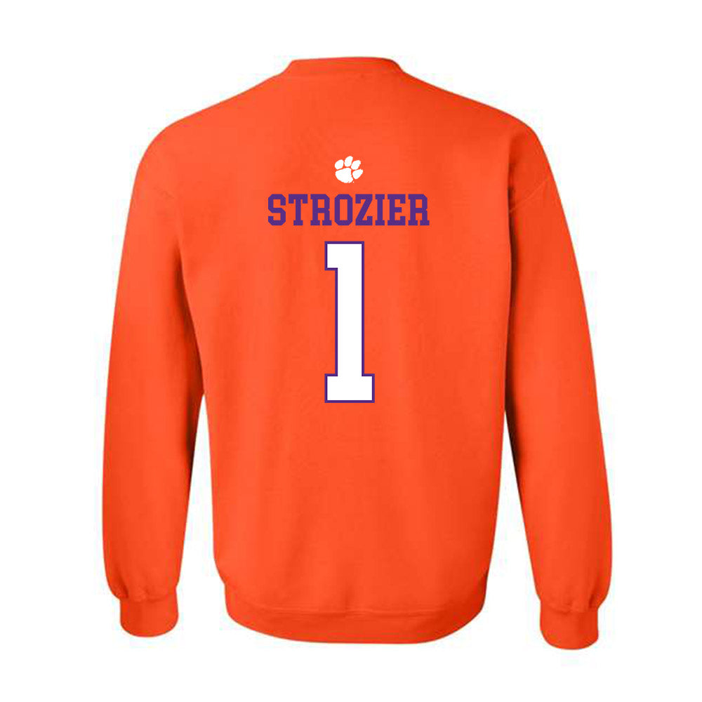 Clemson - NCAA Football : Branden Strozier - Classic Shersey Crewneck Sweatshirt-1
