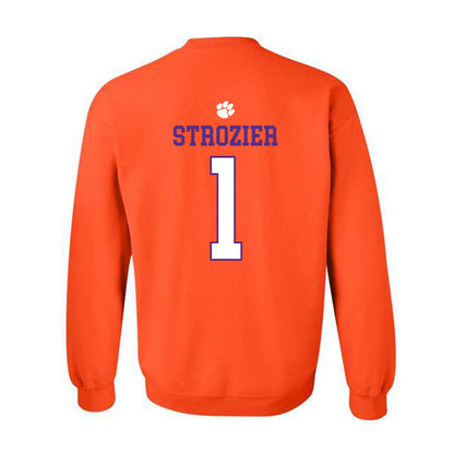 Clemson - NCAA Football : Branden Strozier - Classic Shersey Crewneck Sweatshirt-1