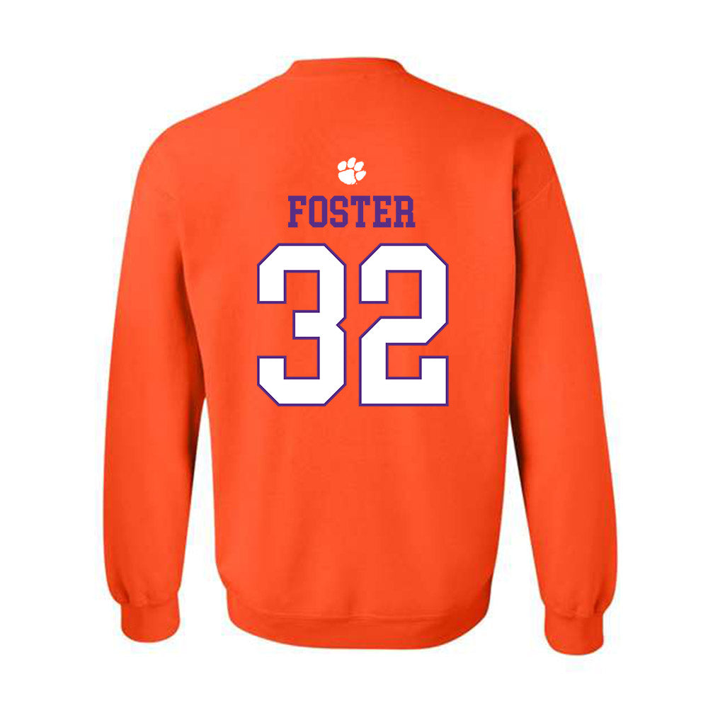 Clemson - NCAA Football : Michael Foster - Classic Shersey Crewneck Sweatshirt-1