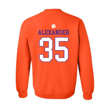 Clemson - NCAA Football : Jeremiah Alexander - Classic Shersey Crewneck Sweatshirt-1