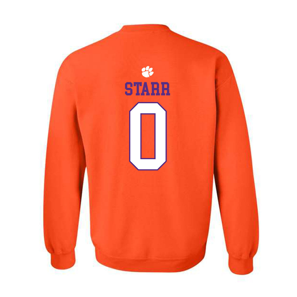 Clemson - NCAA Football : Donovan Starr - Classic Shersey Crewneck Sweatshirt-1