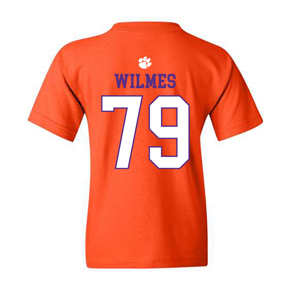 Clemson - NCAA Football : Braden Wilmes - Classic Shersey Youth T-Shirt-1