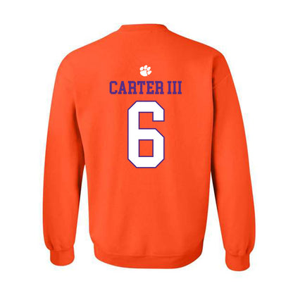 Clemson - NCAA Football : Jerome Carter III - Classic Shersey Crewneck Sweatshirt-1