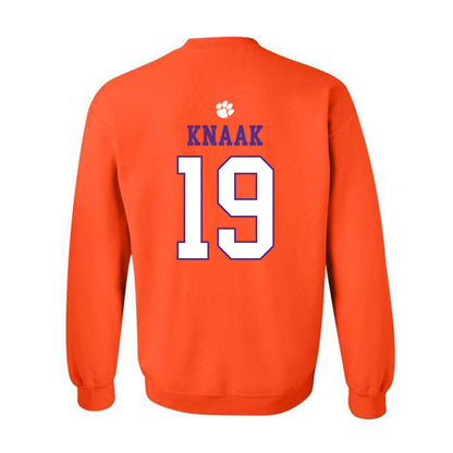 Clemson - NCAA Baseball : Aidan Knaak - Classic Shersey Crewneck Sweatshirt-1