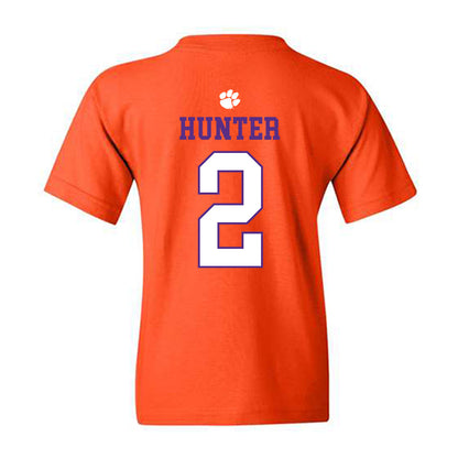 Clemson - NCAA Men's Basketball : Dillon Hunter - Classic Shersey Youth T-Shirt-1