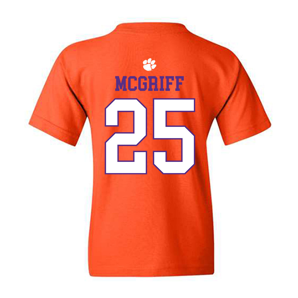 Clemson - NCAA Football : Keil McGriff - Classic Shersey Youth T-Shirt-1