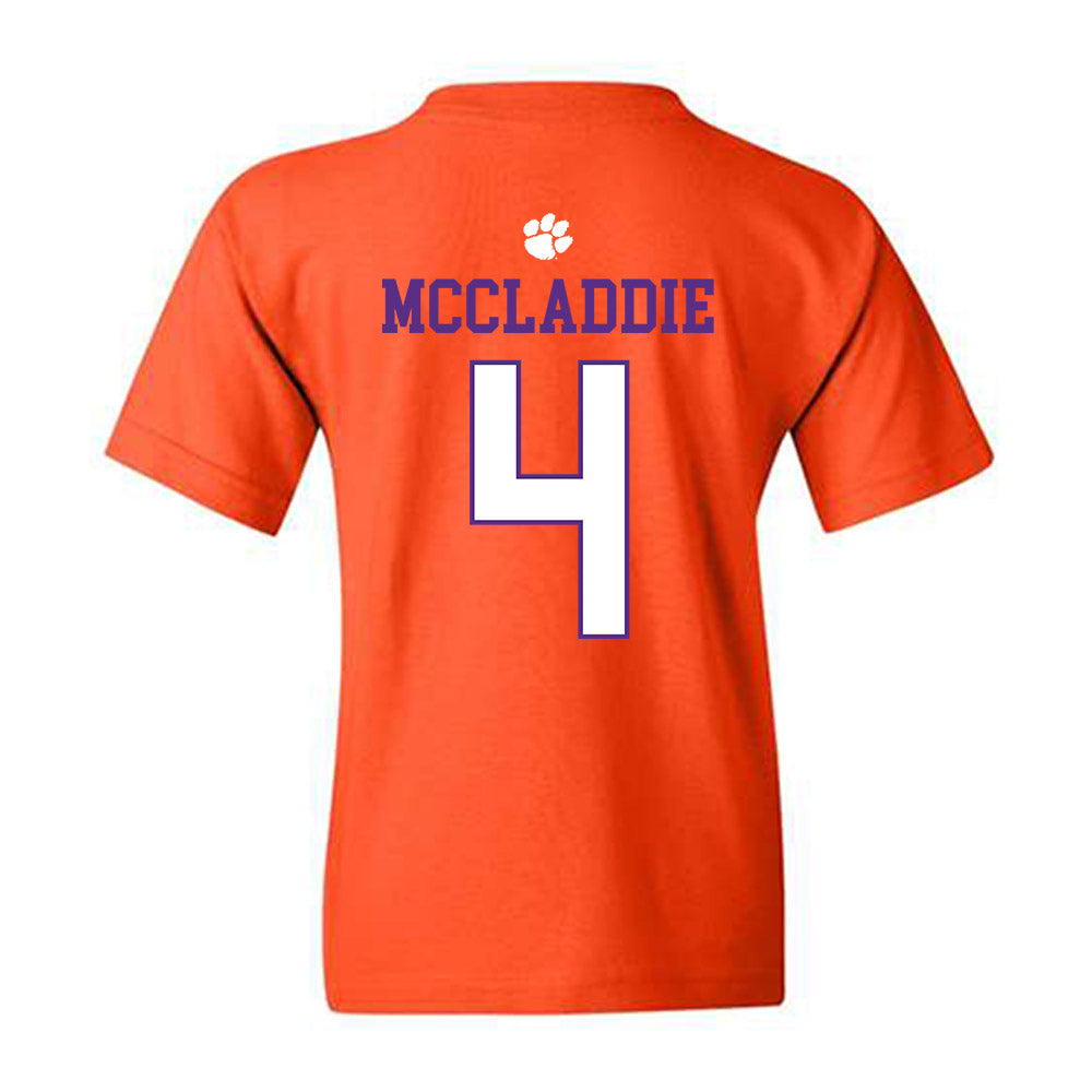 Clemson - NCAA Baseball : Tryston McCladdie - Classic Shersey Youth T-Shirt-1