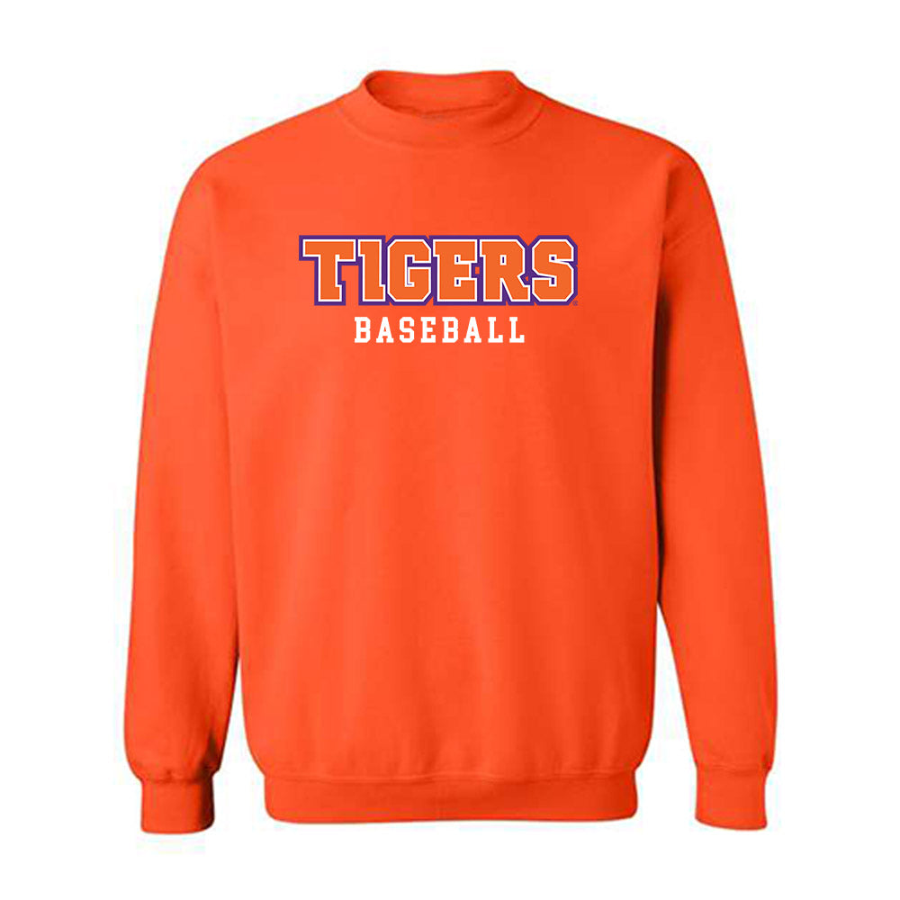 Clemson - NCAA Baseball : Justin LeGuernic - Classic Shersey Crewneck Sweatshirt-0