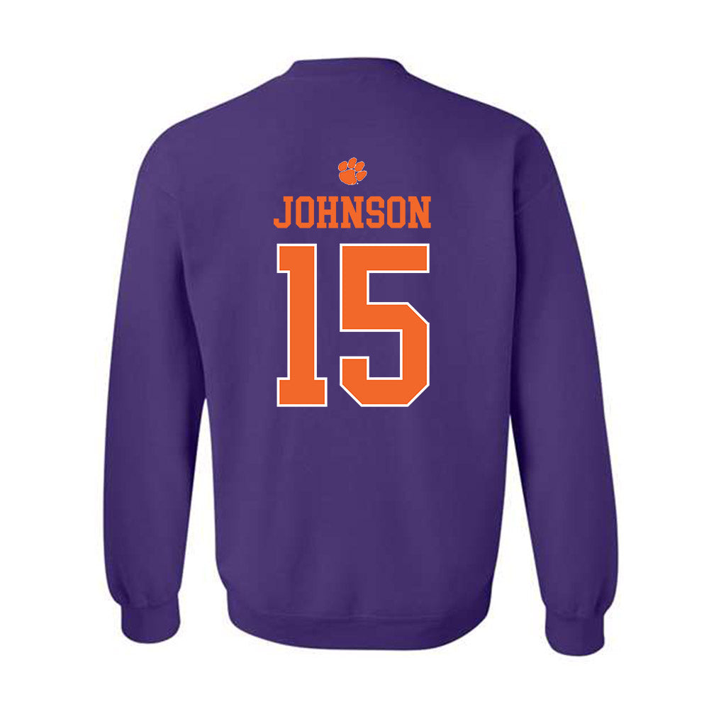 Clemson - NCAA Softball : Maddie Johnson - Classic Shersey Crewneck Sweatshirt-1