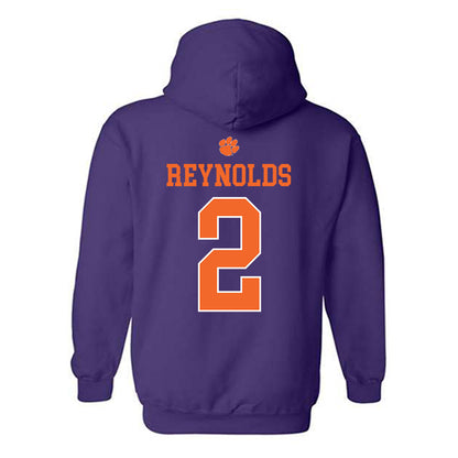 Clemson - NCAA Football : Tait Reynolds - Classic Shersey Hooded Sweatshirt-1