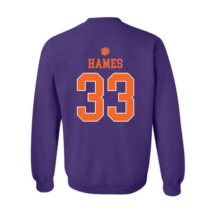 Clemson - NCAA Softball : Lexie Hames - Classic Shersey Crewneck Sweatshirt-1