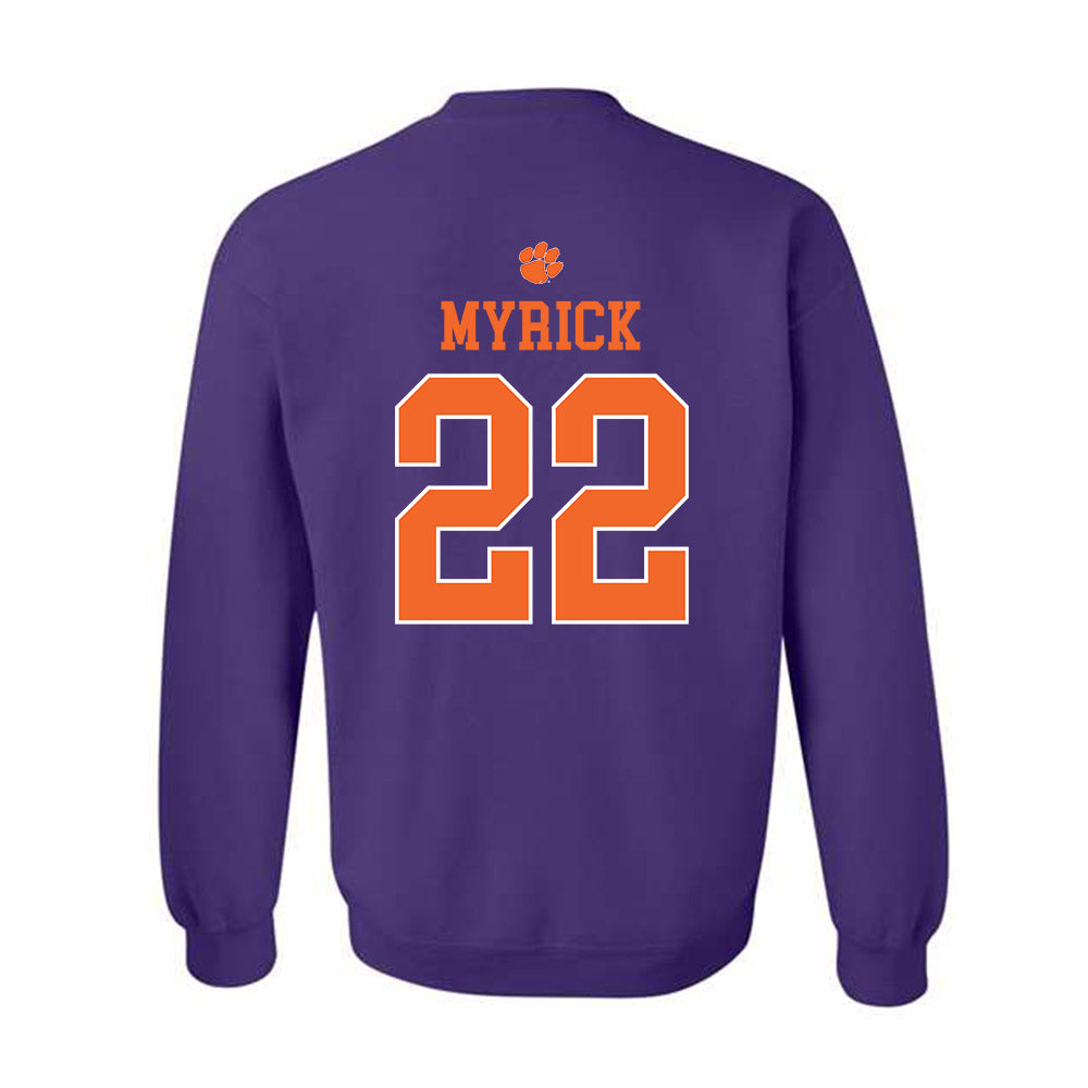 Clemson - NCAA Football : Corey Myrick - Classic Shersey Crewneck Sweatshirt-1