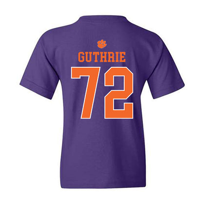 Clemson - NCAA Football : Adam Guthrie - Classic Shersey Youth T-Shirt-1