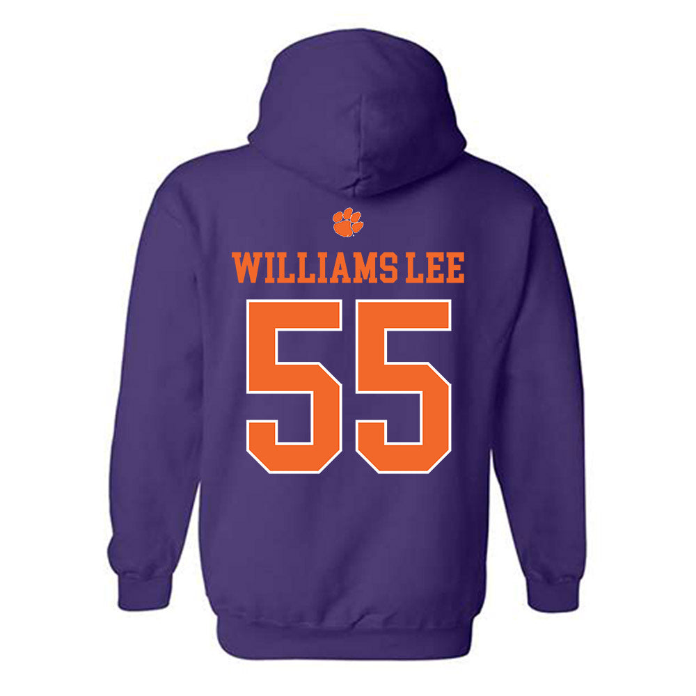Clemson - NCAA Football : Makhi Williams Lee - Classic Shersey Hooded Sweatshirt-1