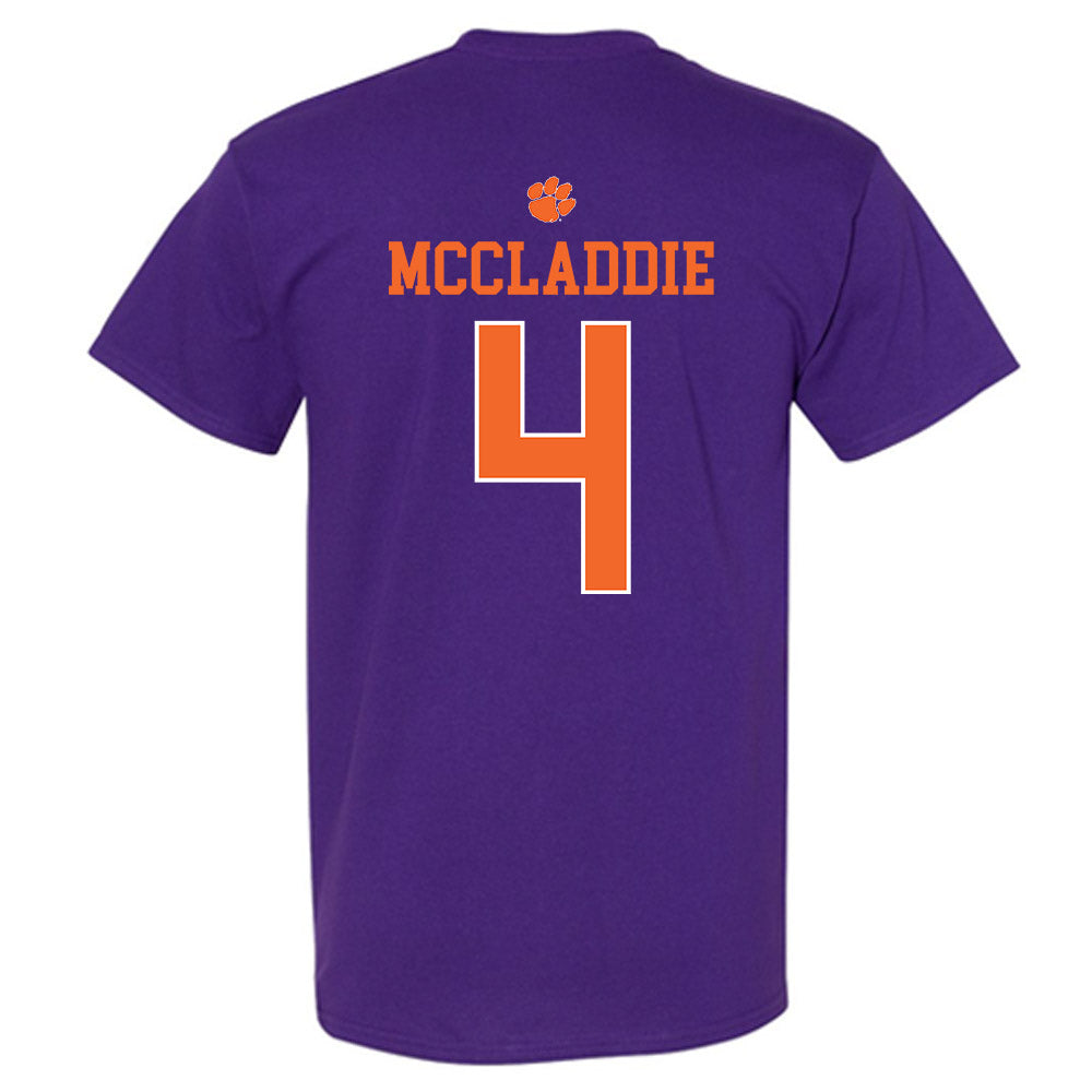 Clemson - NCAA Baseball : Tryston McCladdie - Classic Shersey T-Shirt-1