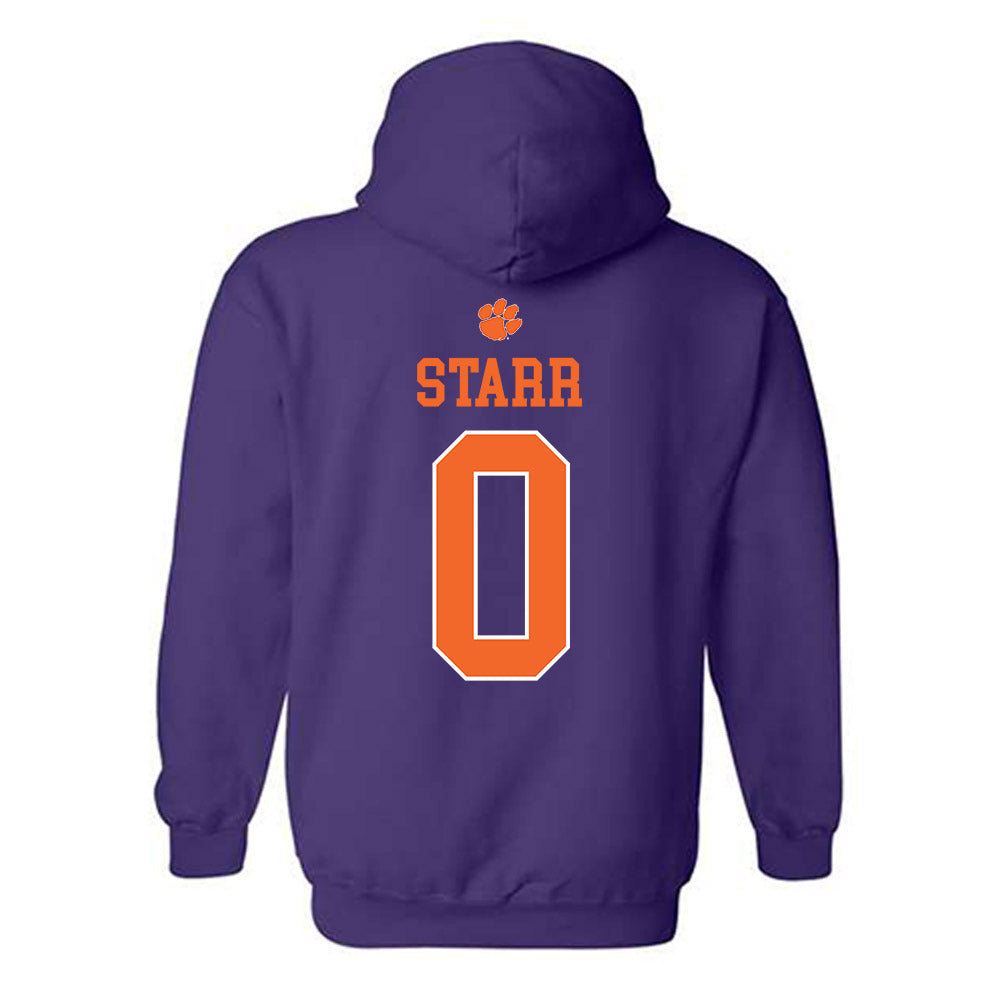 Clemson - NCAA Football : Donovan Starr - Classic Shersey Hooded Sweatshirt-1