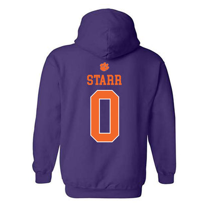 Clemson - NCAA Football : Donovan Starr - Classic Shersey Hooded Sweatshirt-1