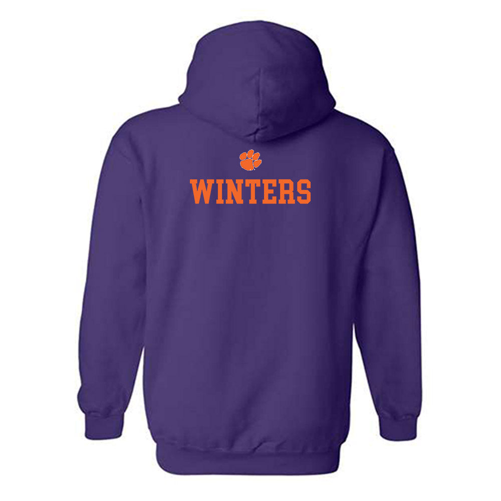 Clemson - NCAA Men's Golf : Wes Winters - Classic Shersey Hooded Sweatshirt-1