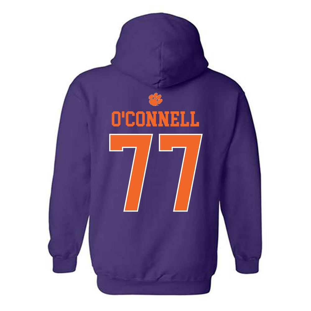 Clemson - NCAA Football : Ronan O'Connell - Classic Shersey Hooded Sweatshirt-1
