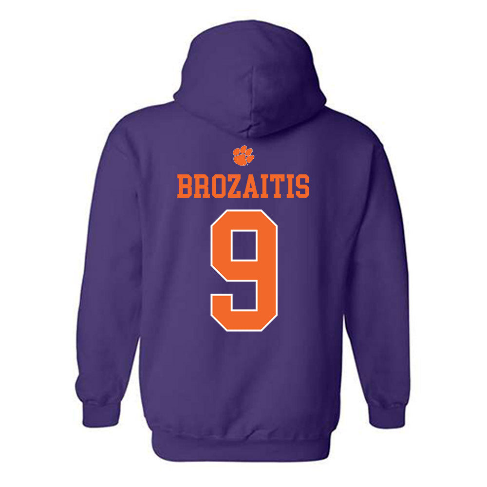 Clemson - NCAA Softball : Natalie Brozaitis - Classic Shersey Hooded Sweatshirt-1