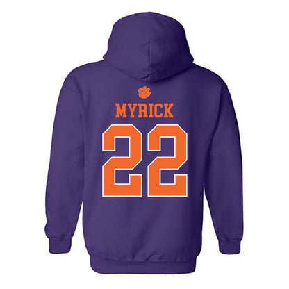 Clemson - NCAA Football : Corey Myrick - Classic Shersey Hooded Sweatshirt-1