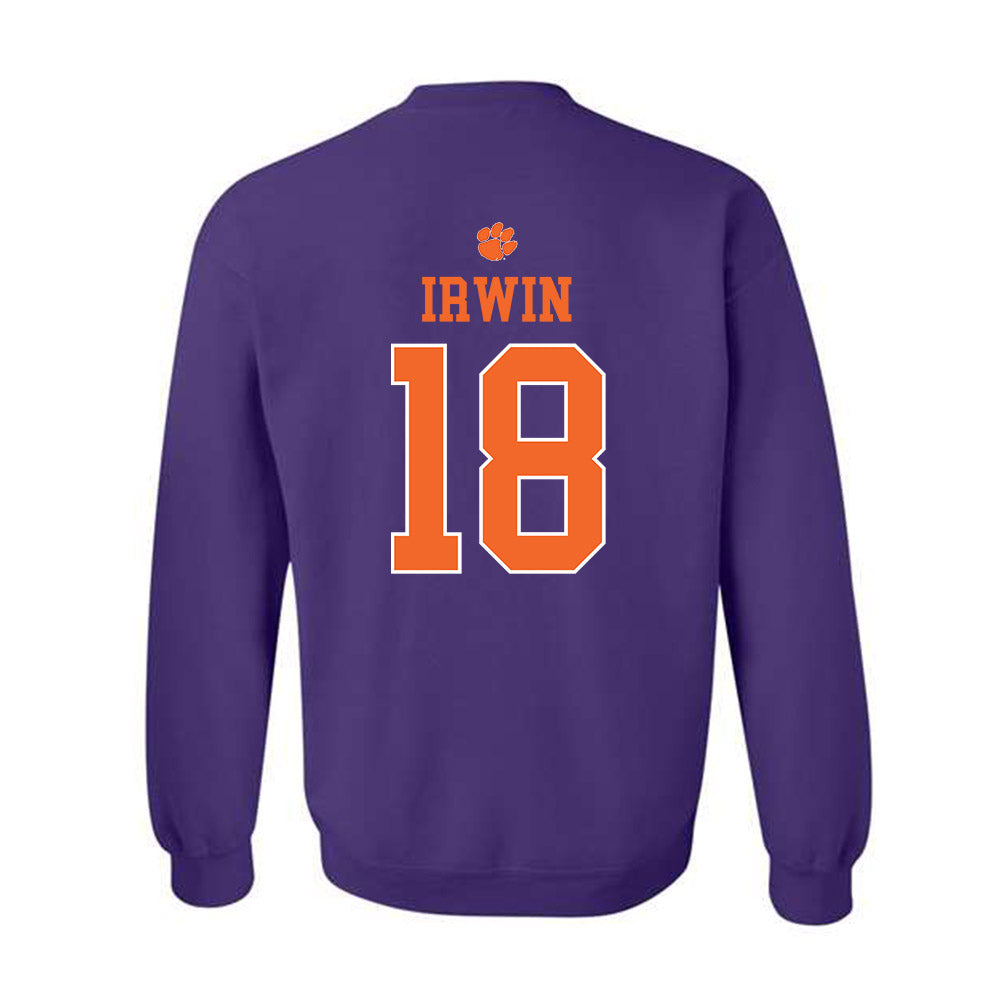 Clemson - NCAA Women's Volleyball : Alyssa Irwin - Classic Shersey Crewneck Sweatshirt-1