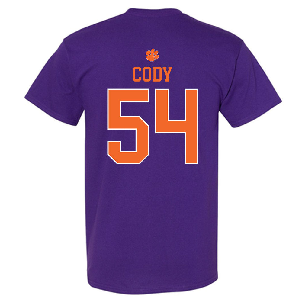 Clemson - NCAA Football : Kam Cody - Classic Shersey T-Shirt-1