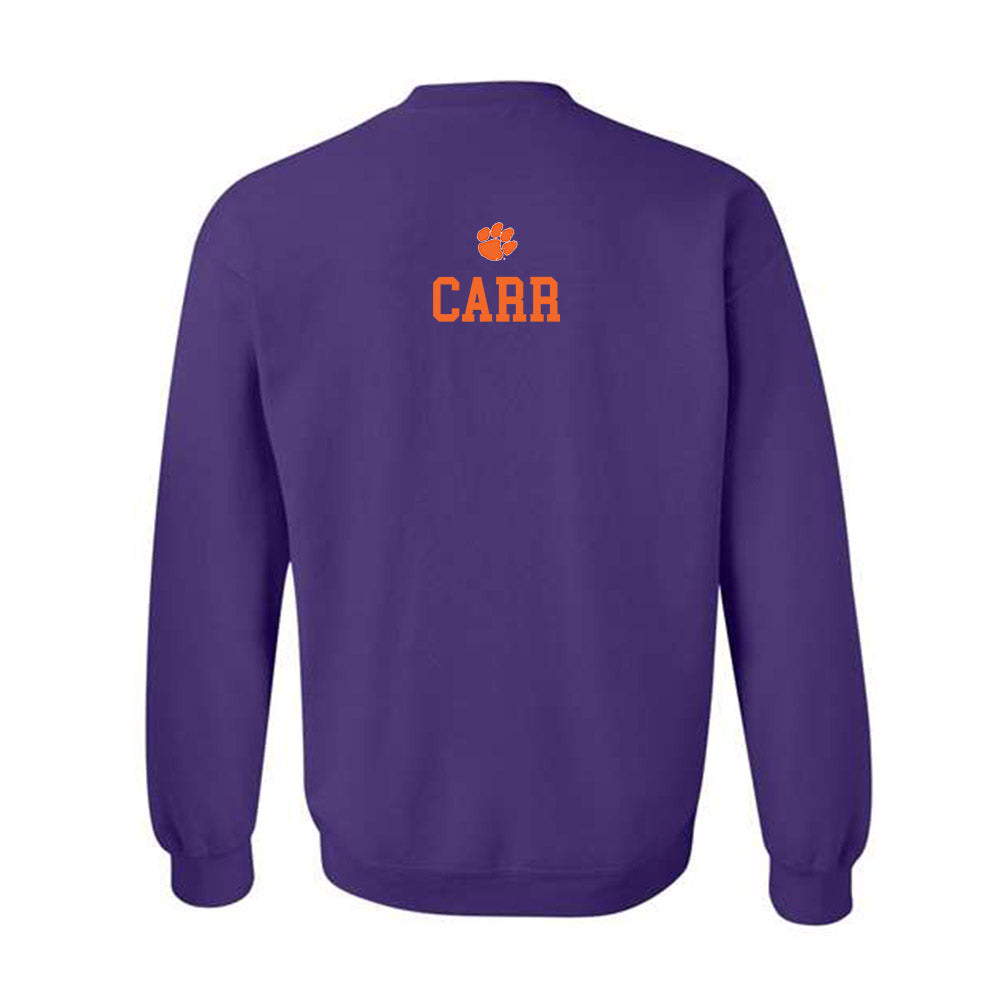 Clemson - NCAA Women's Track & Field : Jordan Carr - Classic Shersey Crewneck Sweatshirt-1