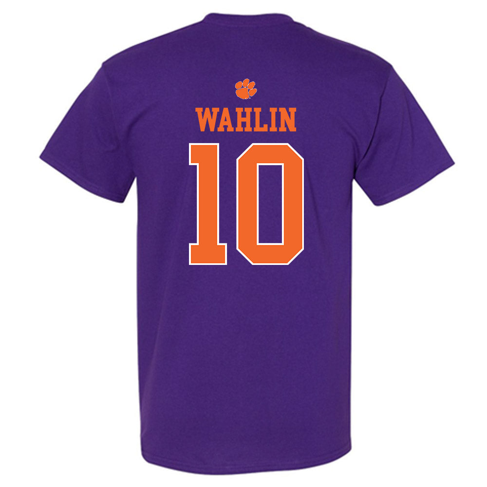 Clemson - NCAA Men's Basketball : Jake Wahlin - Classic Shersey T-Shirt-1