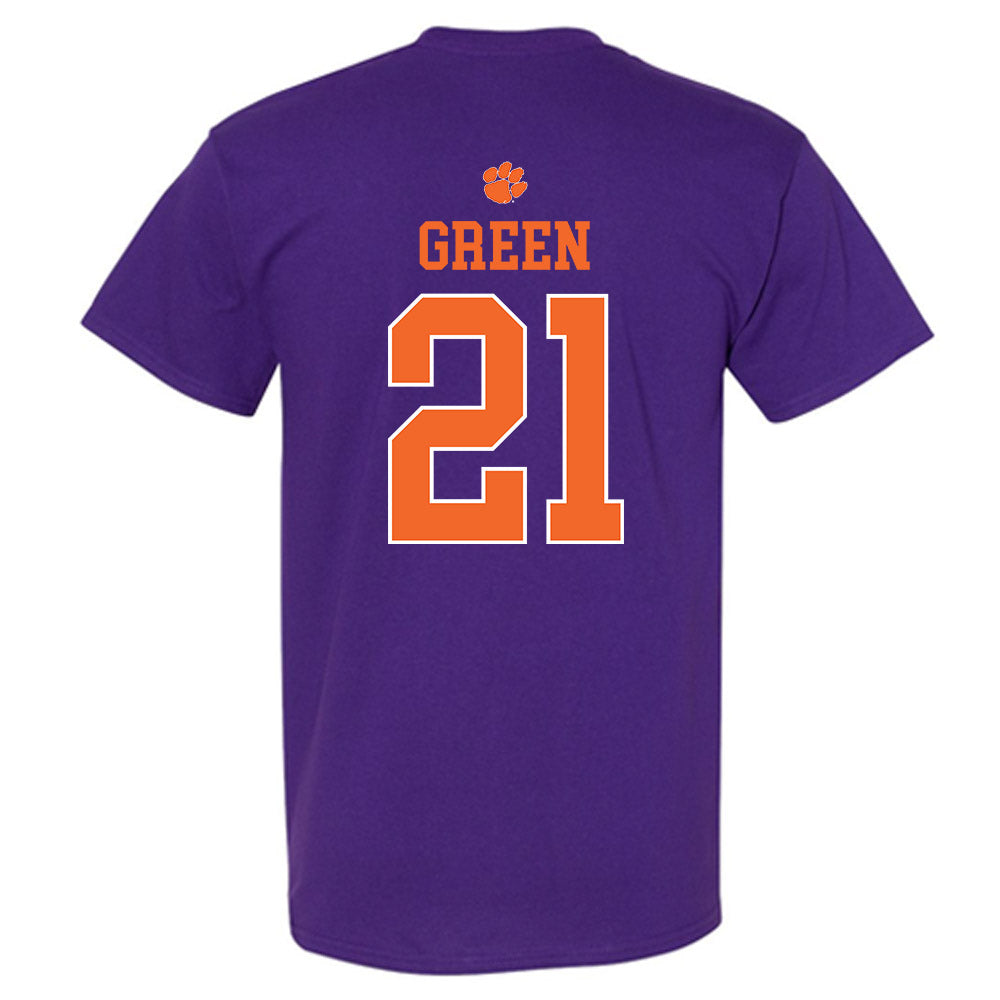 Clemson - NCAA Football : Jarvis Green - Classic Shersey T-Shirt-1