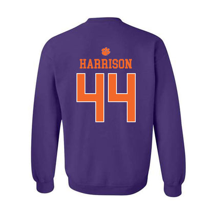 Clemson - NCAA Baseball : Dylan Harrison - Classic Shersey Crewneck Sweatshirt-1