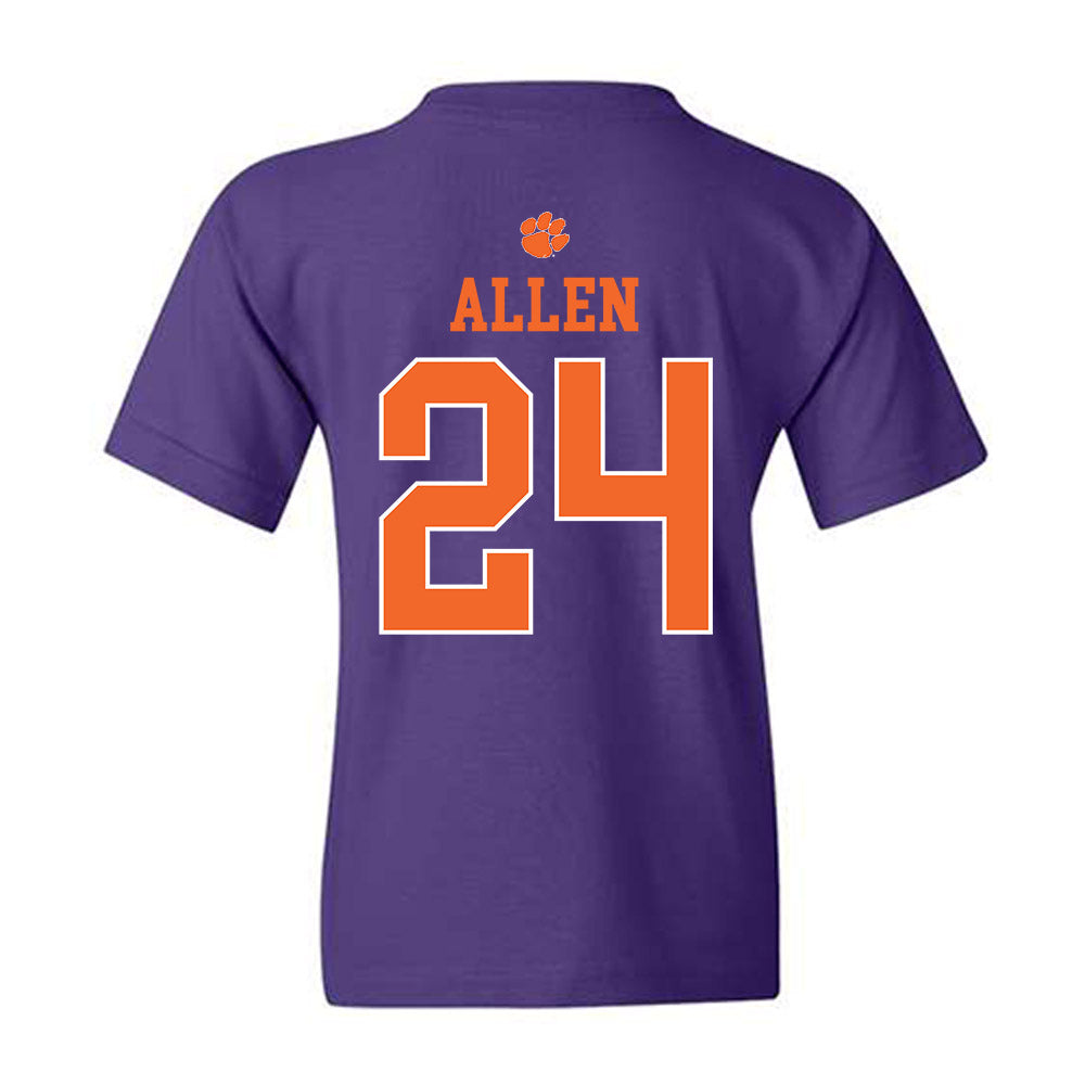 Clemson - NCAA Baseball : Joe Allen - Classic Shersey Youth T-Shirt-1