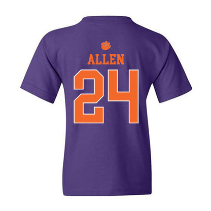 Clemson - NCAA Baseball : Joe Allen - Classic Shersey Youth T-Shirt-1